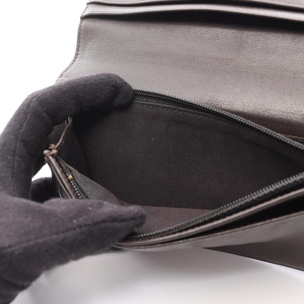CHANEL Authentic Brown Leather Wallet - Picture 9 of 13